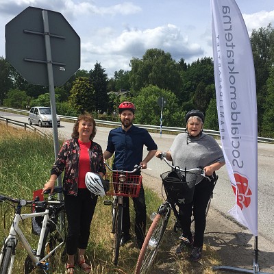 Vi vill bygga cykelväg till Fridlevstad
